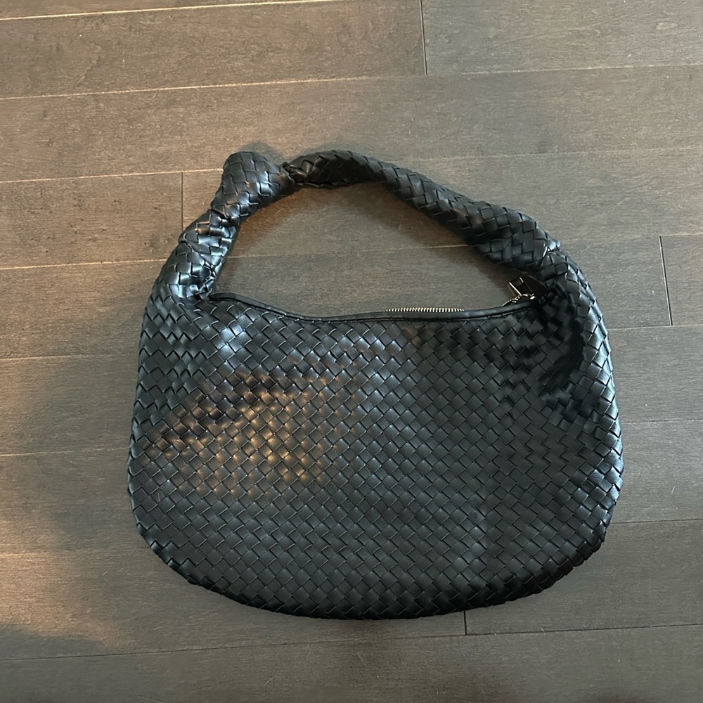 Melie Bianco Woven Hobo Bag